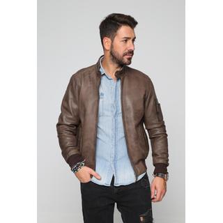 Modern leatherjacket for men in natural look